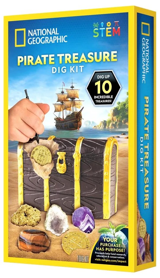 NATIONAL GEOGRAPHIC - KIT CREATIV SA CAUTAM COMOARA PIRATULUI - NATIONAL GEOGRAPHIC (NG23616)