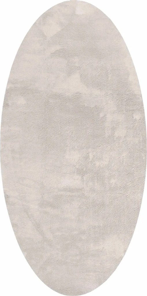 vidaXL Covoare de zonă Oval HUARTE Nisipiu 80 x 150 cm 100% Polyester