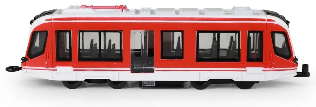 Rappa Tramvai metalic roșu, 20 cm