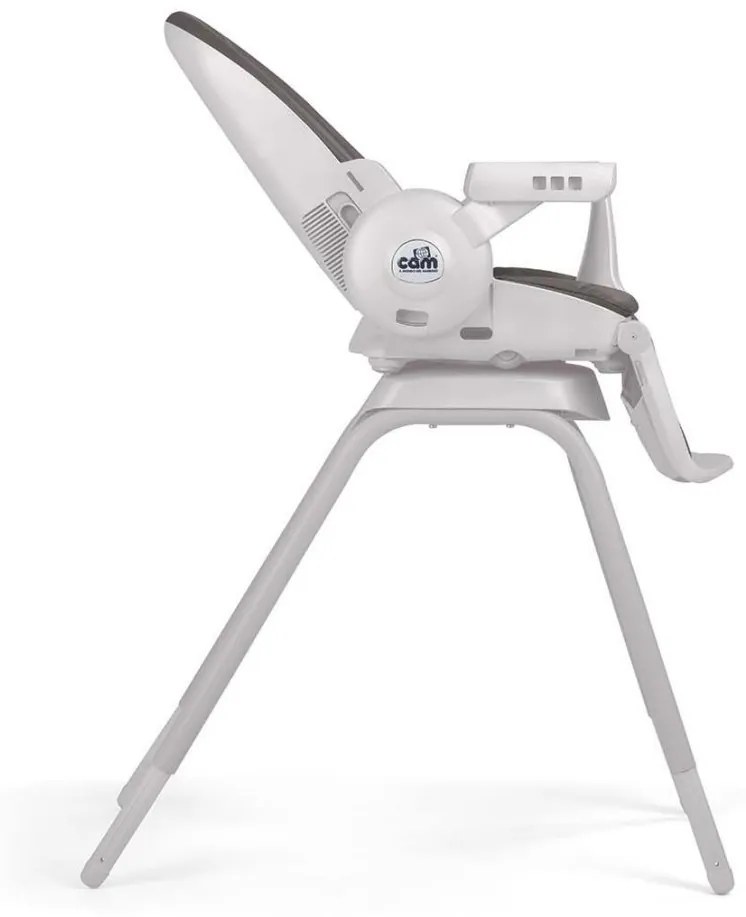 Scaun de Masa 4in1 pentru Bebelusi si Copii, CAM   Original, Inaltime Ajustabila, Varsta 0-14 ani, Pliabil, Centura de Siguranta in 5 Puncte, Depozitare, Rose