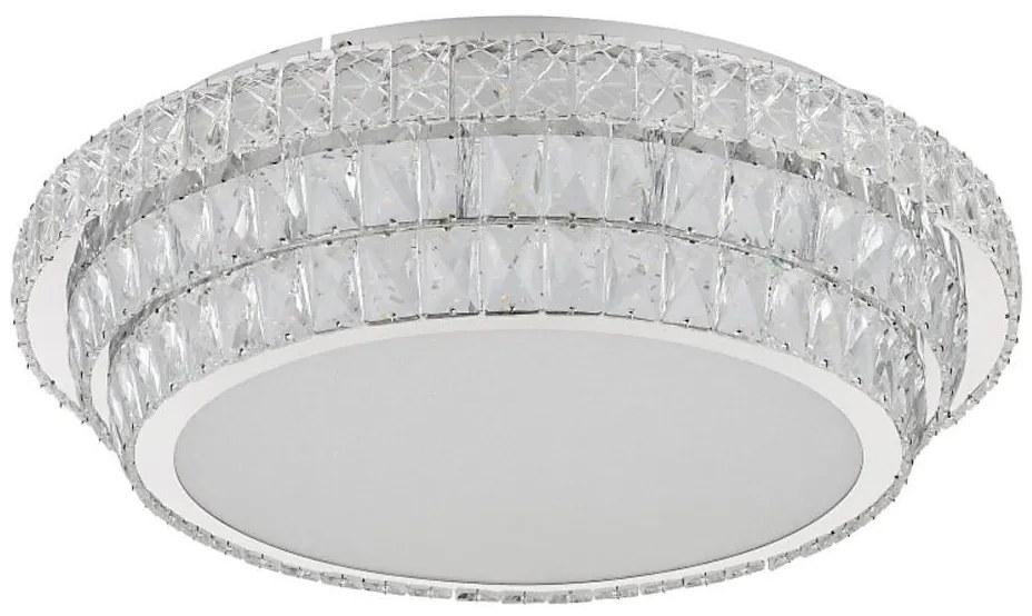 Globo KLARA 68157-58 - Plafonieră LED dimabilă 58W/230V 2700-6000K Ø60 cm alb + telecomandă
