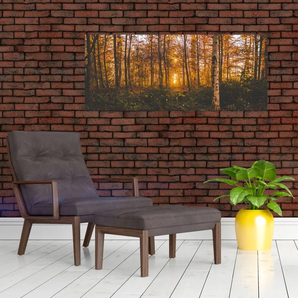 Tablou - Pădurea toamna (120x50 cm)