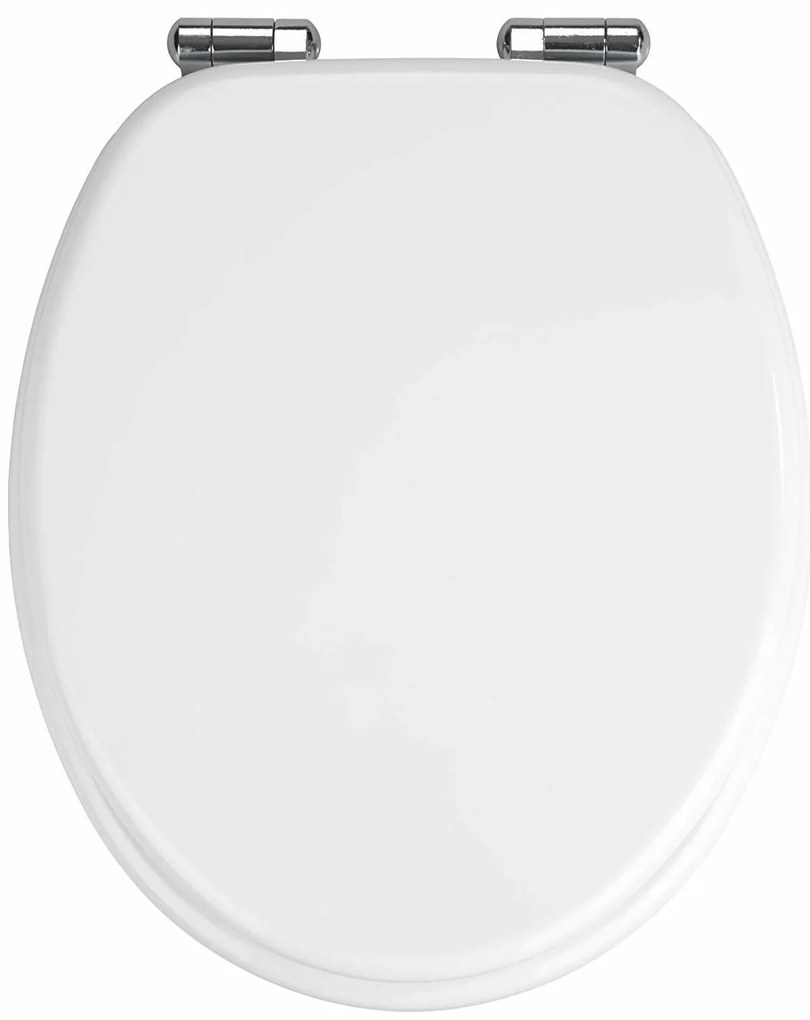 Capac de toaleta clasic din MDF cu inchidere lenta, WENKO