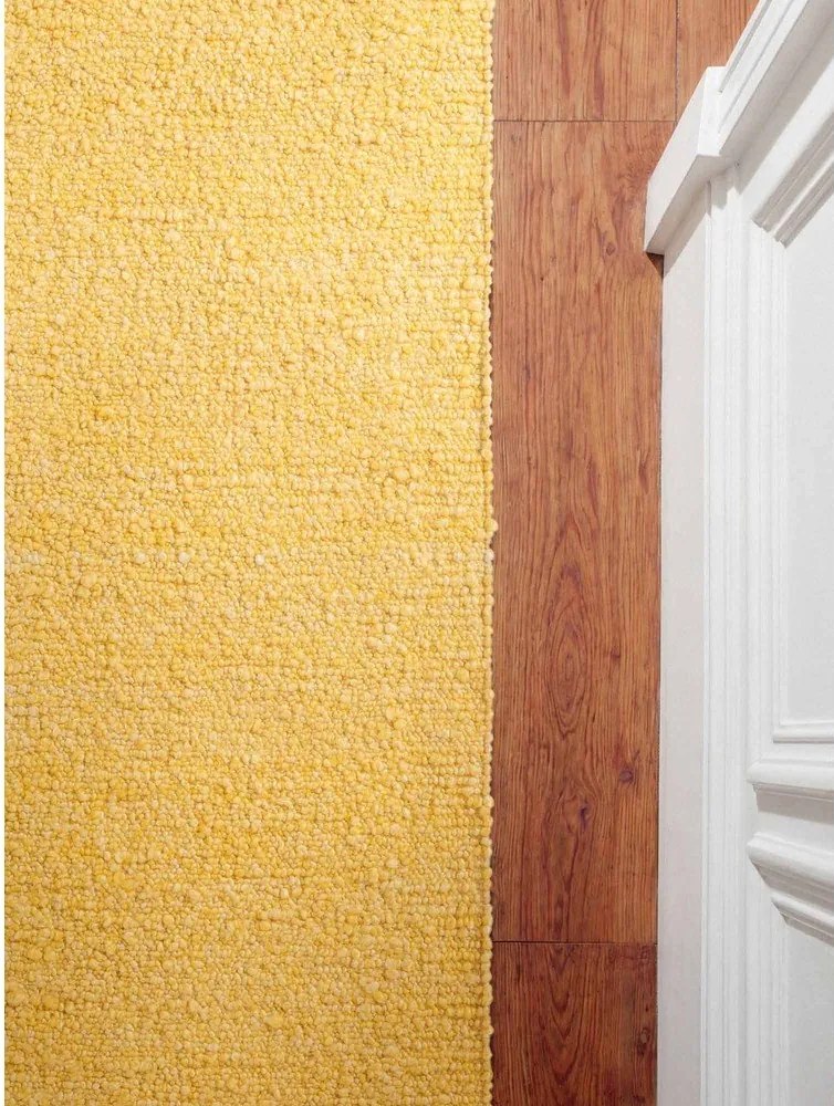 Covor tip traversă galben țesut manual din material bouclé 80x200 cm Notting Hill Portobello – Ted Baker
