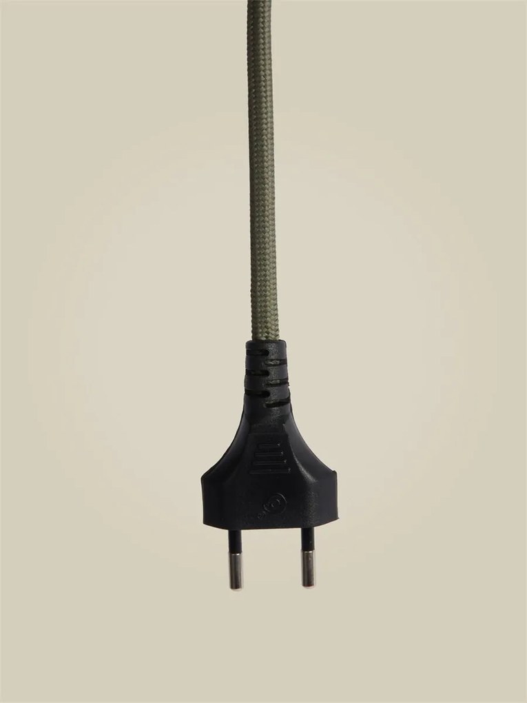 Lampadar LED din lemn de frasin verde Okinawa