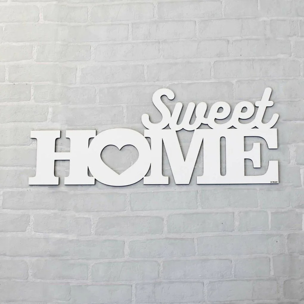 DUBLEZ | Decorațiune din lemn pentru perete - Sweet Home