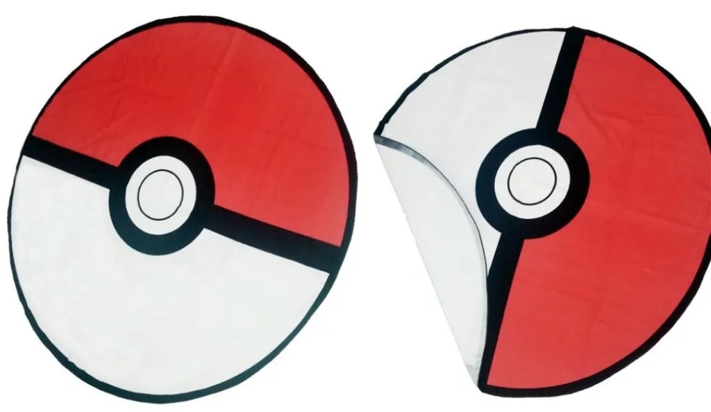 Pokémon Pokeball prosop de baie, prosop de plajă 130 cm (Fast Dry)