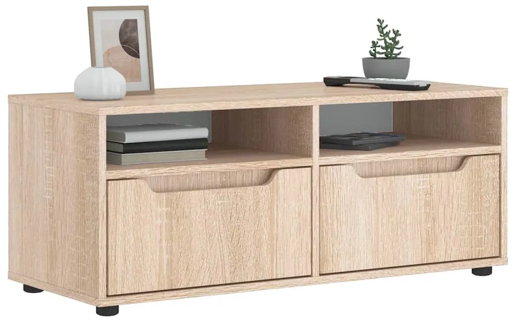 vidaXL Dulap TV „VISNES” Stejar Sonoma 100x40x38 cm lemn prelucrat