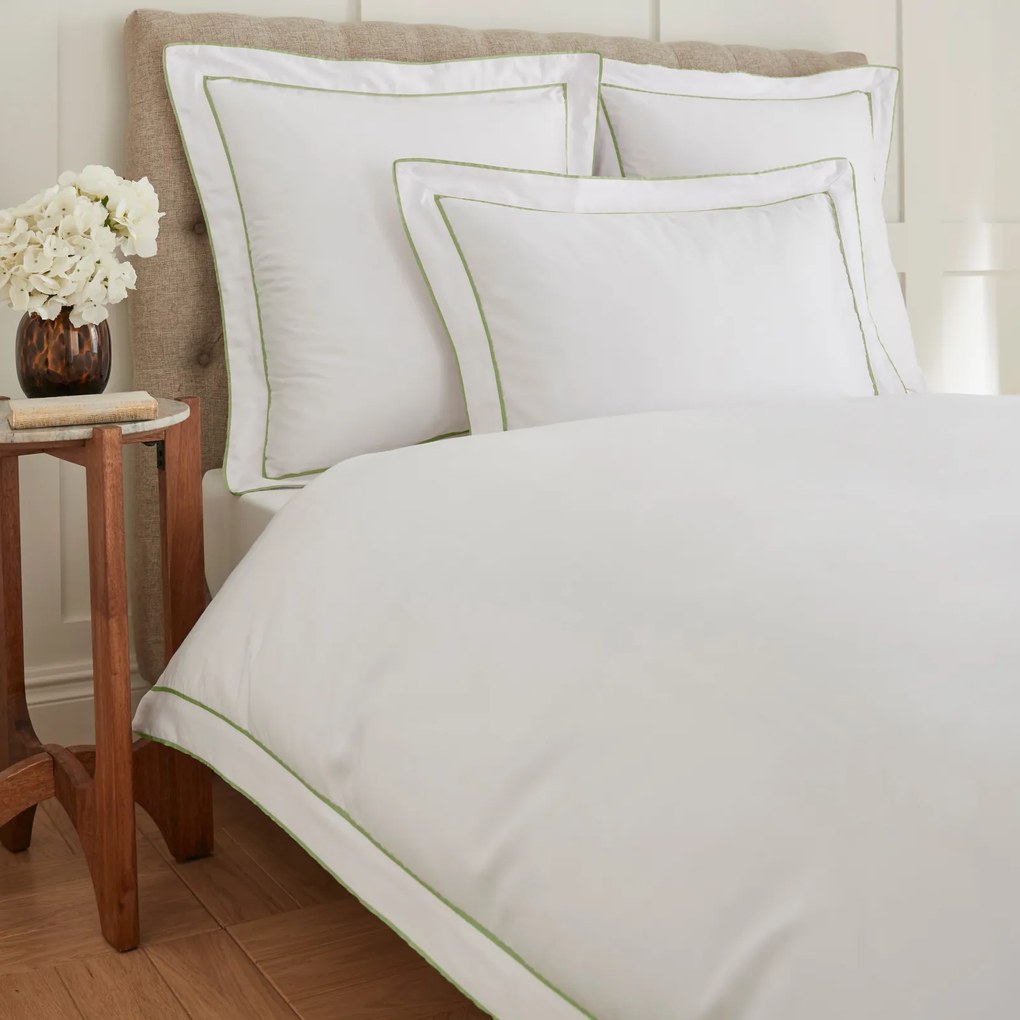 Lenjerie de pat Heritage Collection Double Tape Edge 400TC White Sage