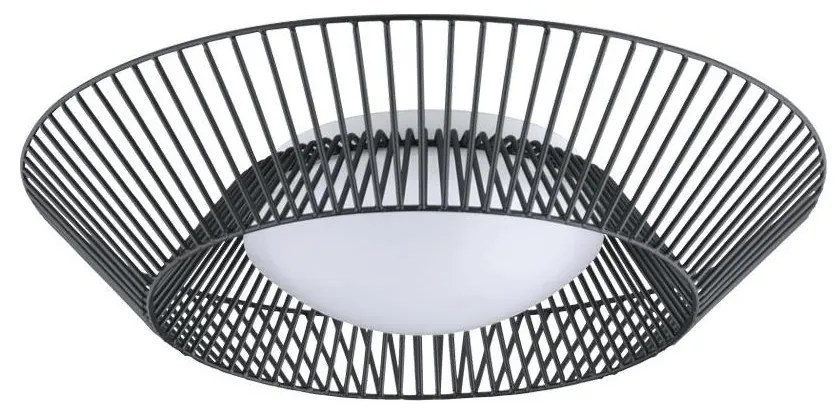 Eglo 200842 - Plafonieră LED PIASTRE, 8,2 W, 230 V, Ø 39 cm, negru