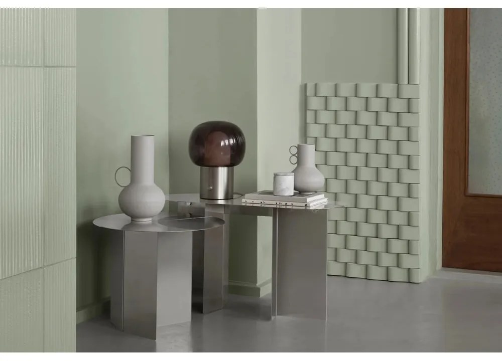 Măsuță auxiliară rotundă din oțel inoxidabil ø 50 cm Oru – Blomus