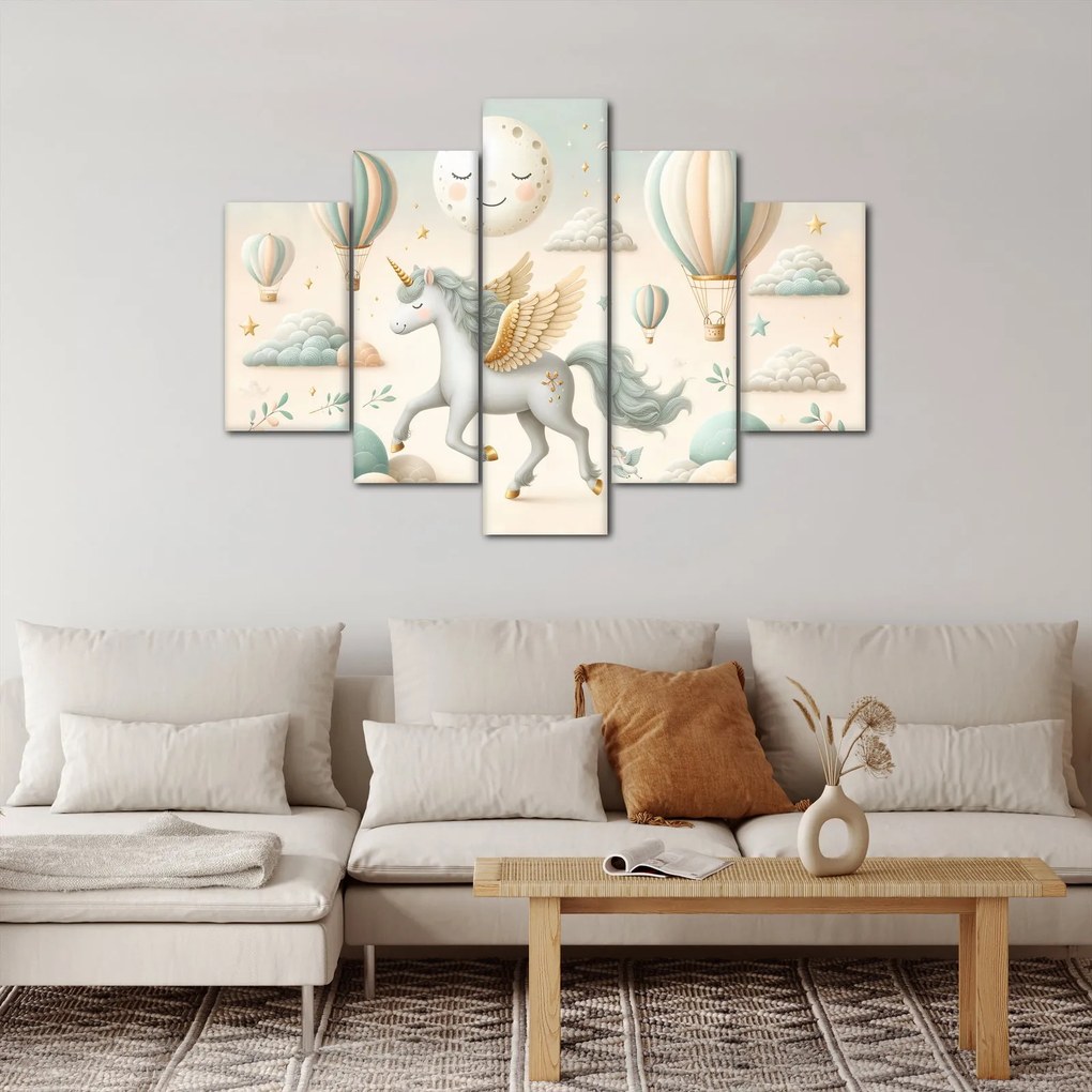 Tablou - Unicorn fericit (150x105 cm)
