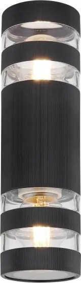 Globo 78260S - Aplica de perete HAYES 2xE27/10W/230V, neagră
