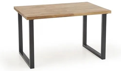 Masa de sufragerie cu blat din stejar RADUS 120(200)x78