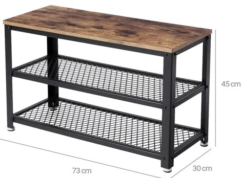 Pantofar DAVOR maro/negru