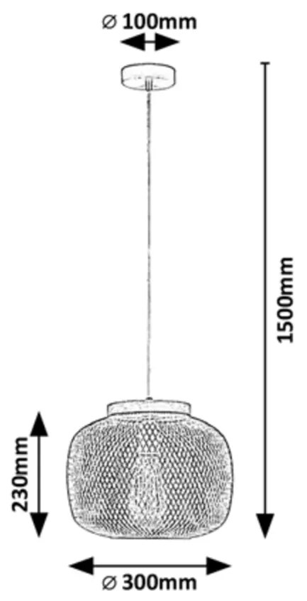 Lustra / Pendul design nordic scandinav Rupert gri