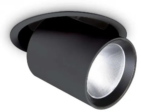 Spot LED directionabil, incastrabil pentru tavan fals NOVA 30W 4000K BK