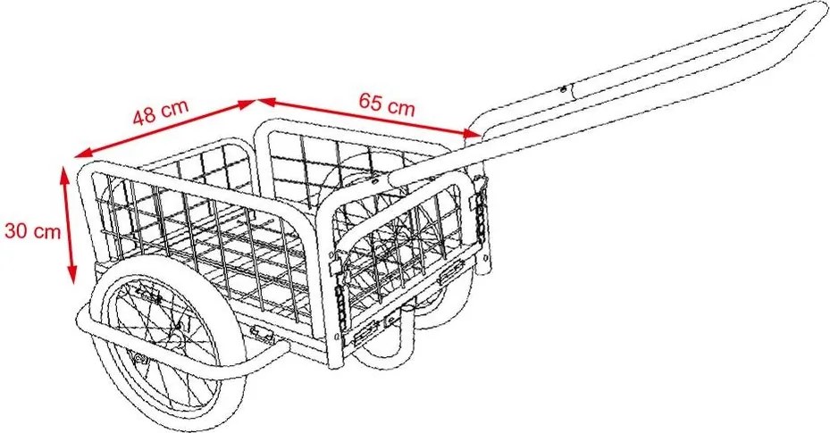 Cărucior de transport multifuncțional - laterale rabatabile HAUSER