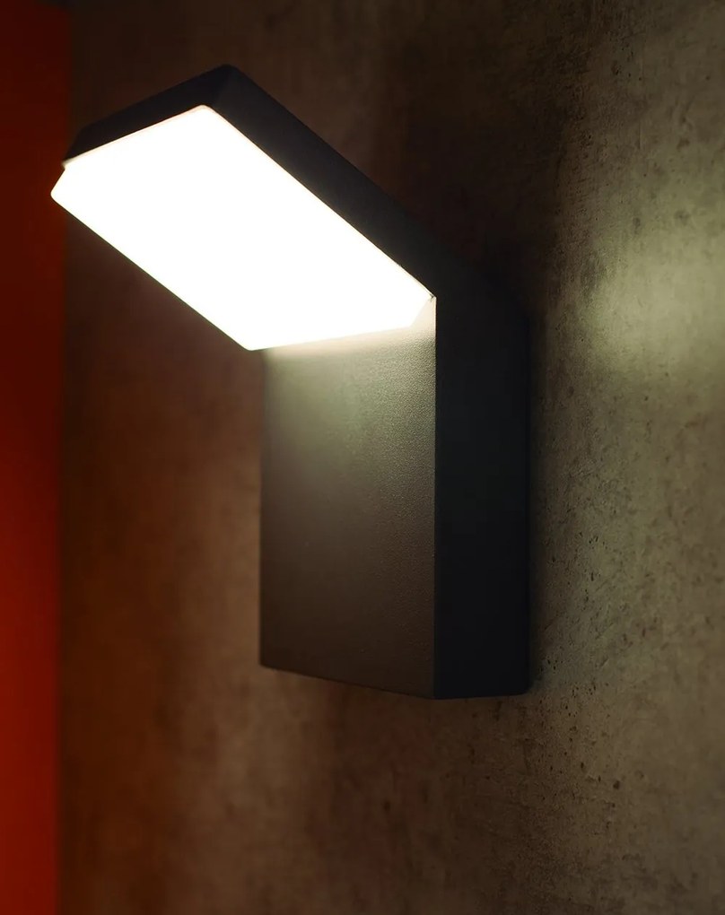 Aplica LED iluminat exterior modern IP65 ALPINE alba