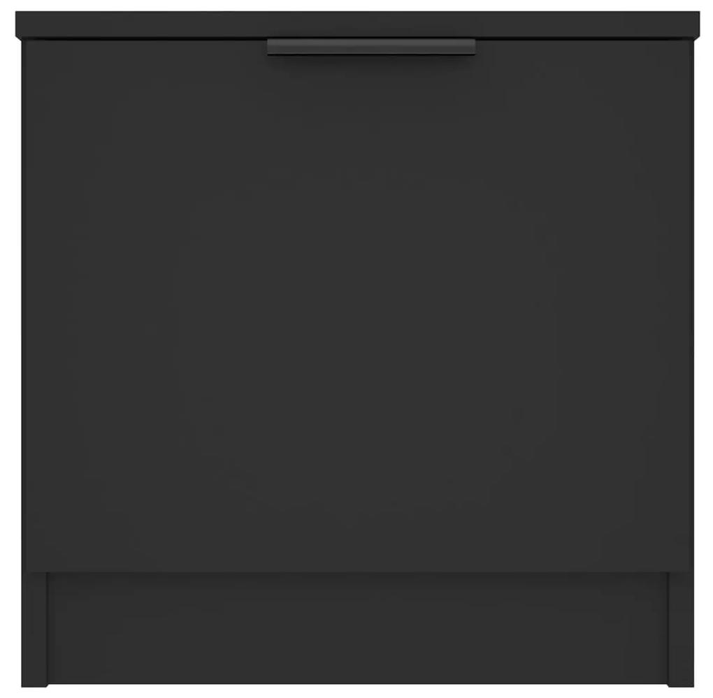 Noptiera, negru, 40x39x40 cm 1, Negru