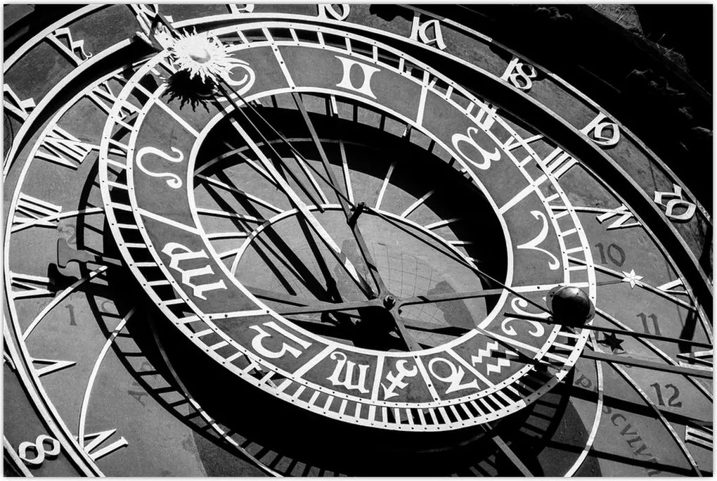 Tablou - Ceasul Astronomic, Praga, Republica Cehă (90x60 cm)