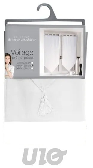 Perdele albe 2 buc. 60x120 cm Voiline – douceur d'intérieur