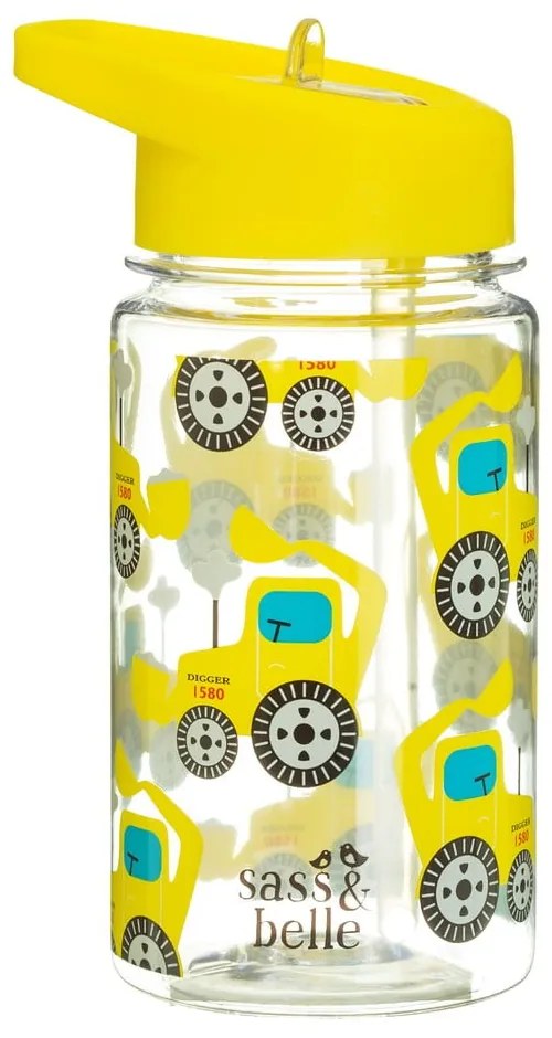 Sticlă apă pentru copii Sass &amp; Belle Drink Up Digger, 400 ml