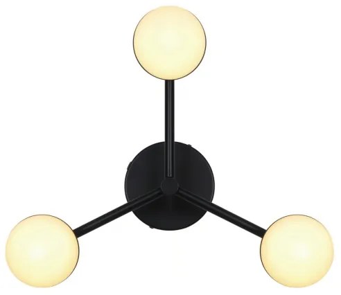 Lustră aplicată Nordlux CONTINA 3xG9/5W/230V negru