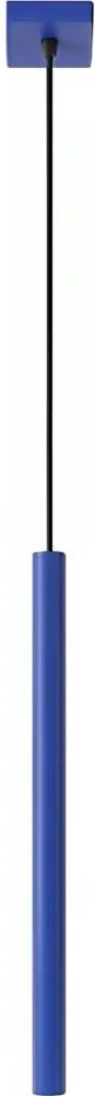 Sollux SL.2125 - Lustră suspendată pe cablu PASTELO 1xG9/8W/230V albastră