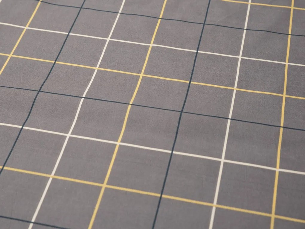 Lenjerie de pat din bumbac Culoare maro KOLLANE + husa de perna 40 x 50 cm gratuit