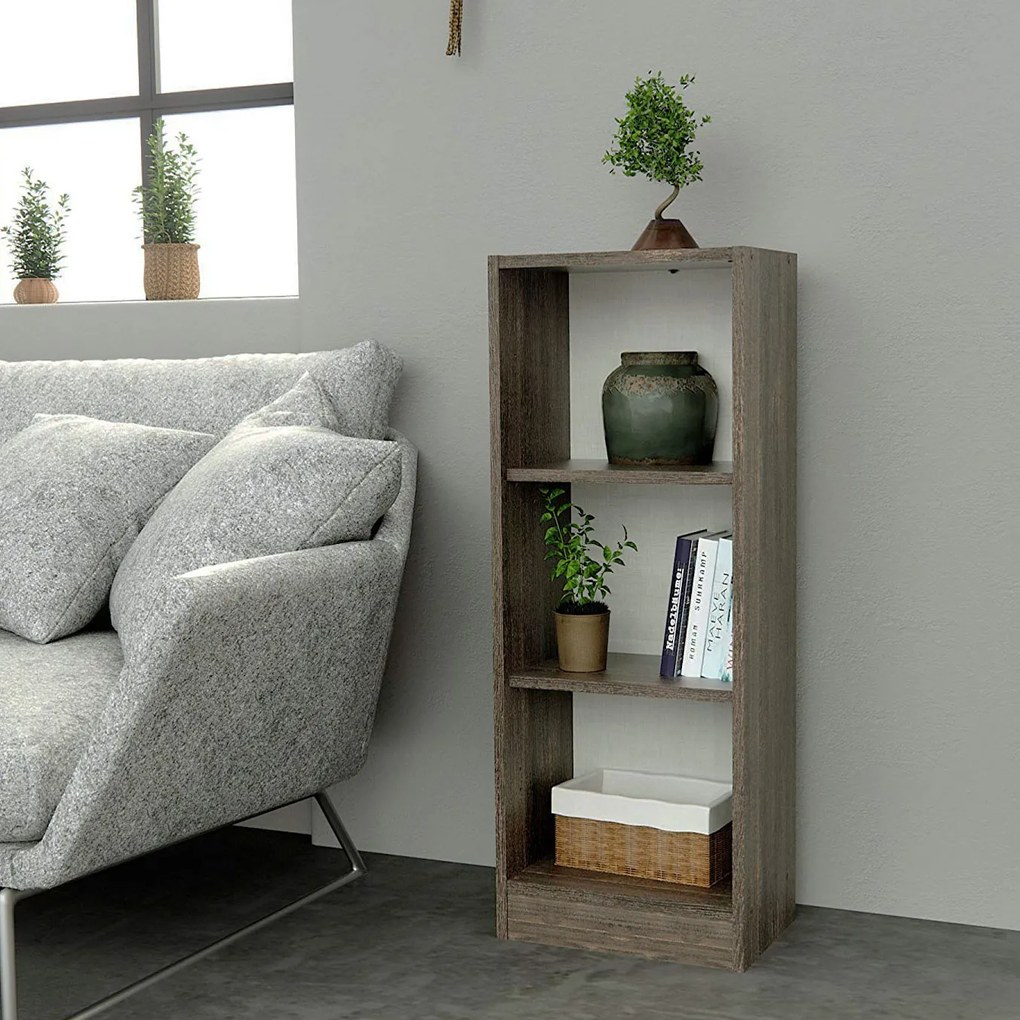 Etajera PAL Wenge, 40x28x106 cm