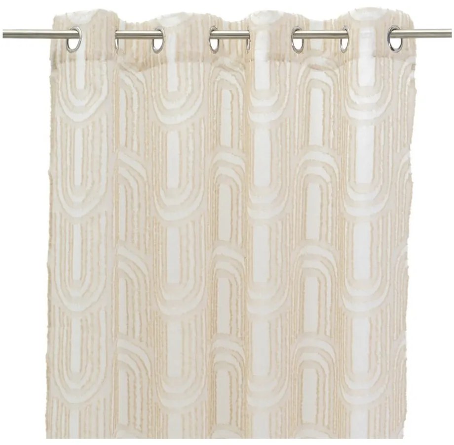 Perdea bej 140x260 cm Relief Arch – Casa Selección