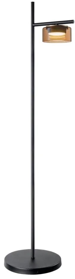 Lampă LED de podea OFELIA 1xGX53/6W/230V negru/bej