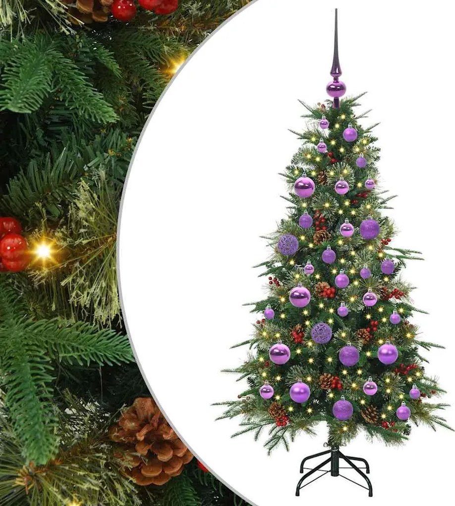 vidaXL Brad de Crăciun artificial cu ramuri articulare Verde 120 cm