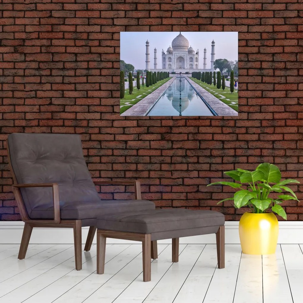 Tablou - Taj Mahal în răsăsrit de soare (70x50 cm)
