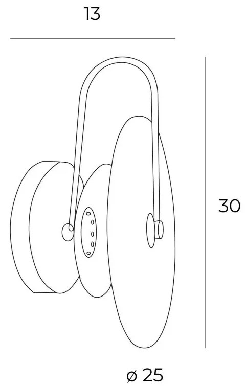 Aplica de perete LED design modern RETRO L