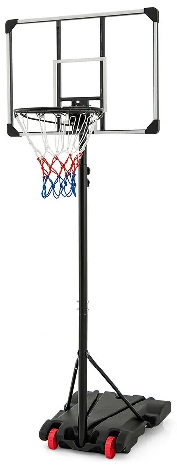 Panou de baschet cu înălțime reglabilă, transparent