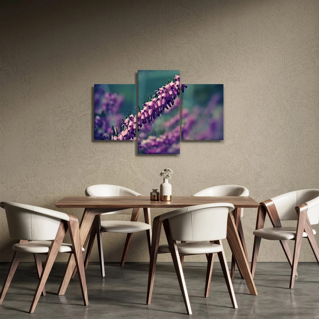 Tablou cu floare violetă (90x60 cm)
