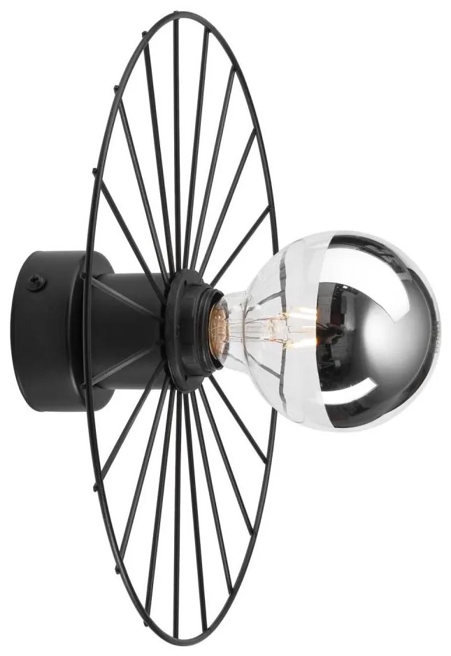 Aplică MONTANA 1xE27/15W/230V d. 30 cm negru