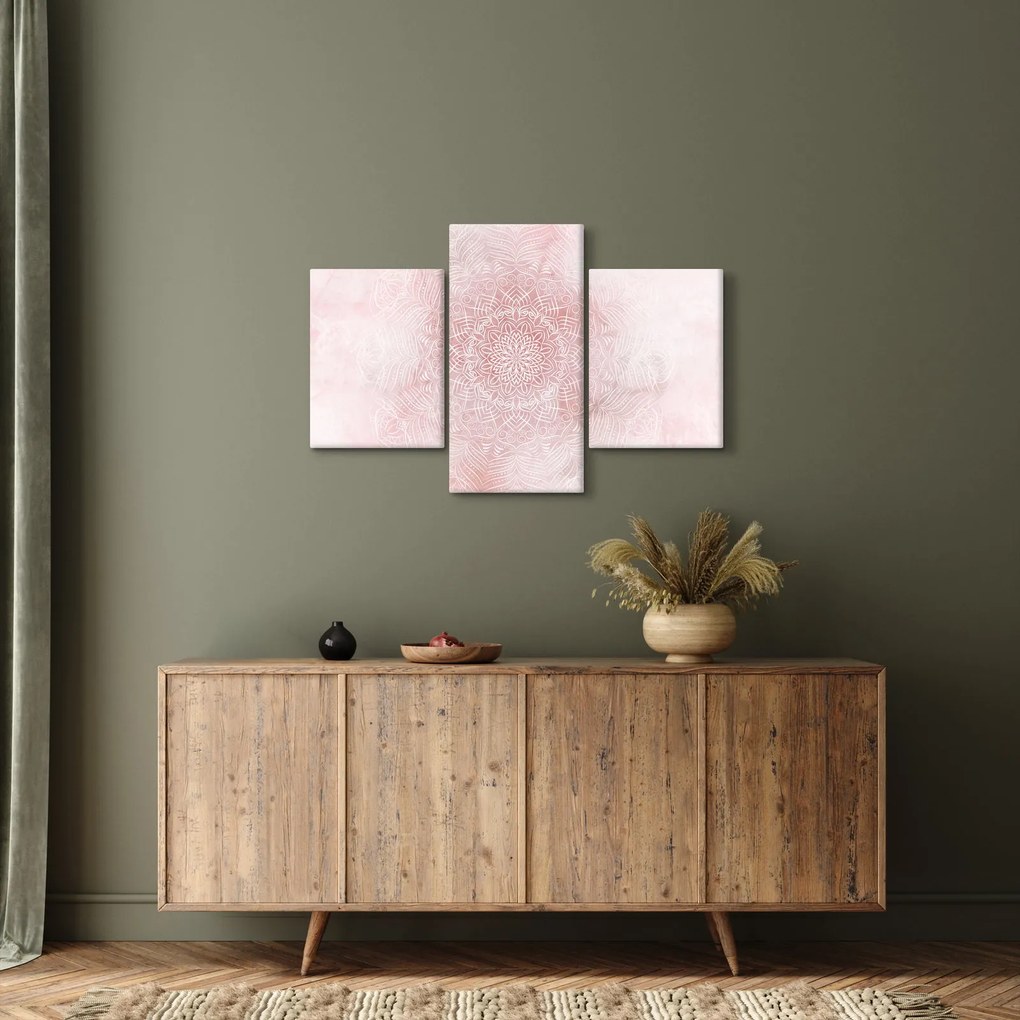 Tablou - Mandala roz (90x60 cm)
