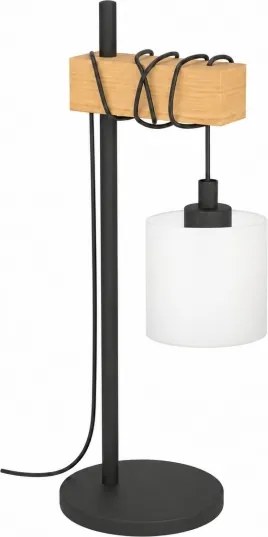 BRILAGI - Lampă de masă NUBILA 1xE27/40W/230V maro/negru/alb
