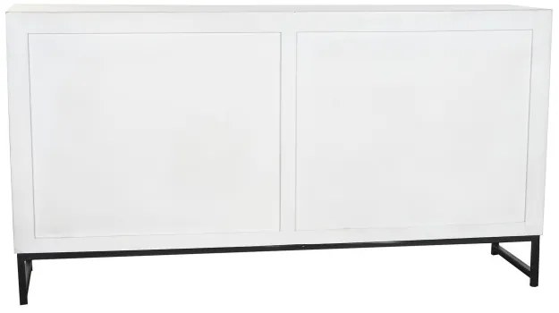 Bufet, gri, din ceramica si lemn de mango, Mistral