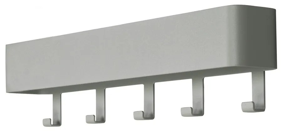 Cuier de perete verde-gri cu raft din metal Dax Play – Spinder Design