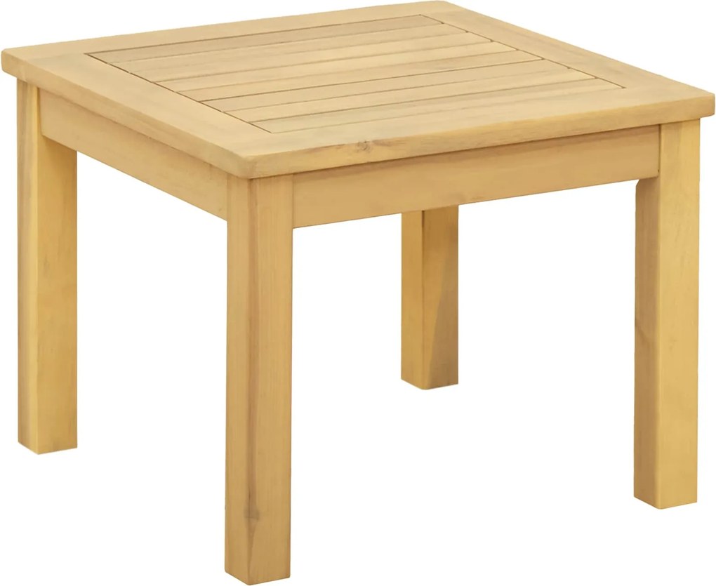 vidaXL Masă de cafea Acacia deschis 45 x 45 x 36 cm