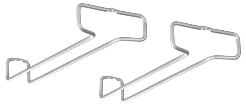 Set 2 suporturi pentru agățat pahare Metaltex