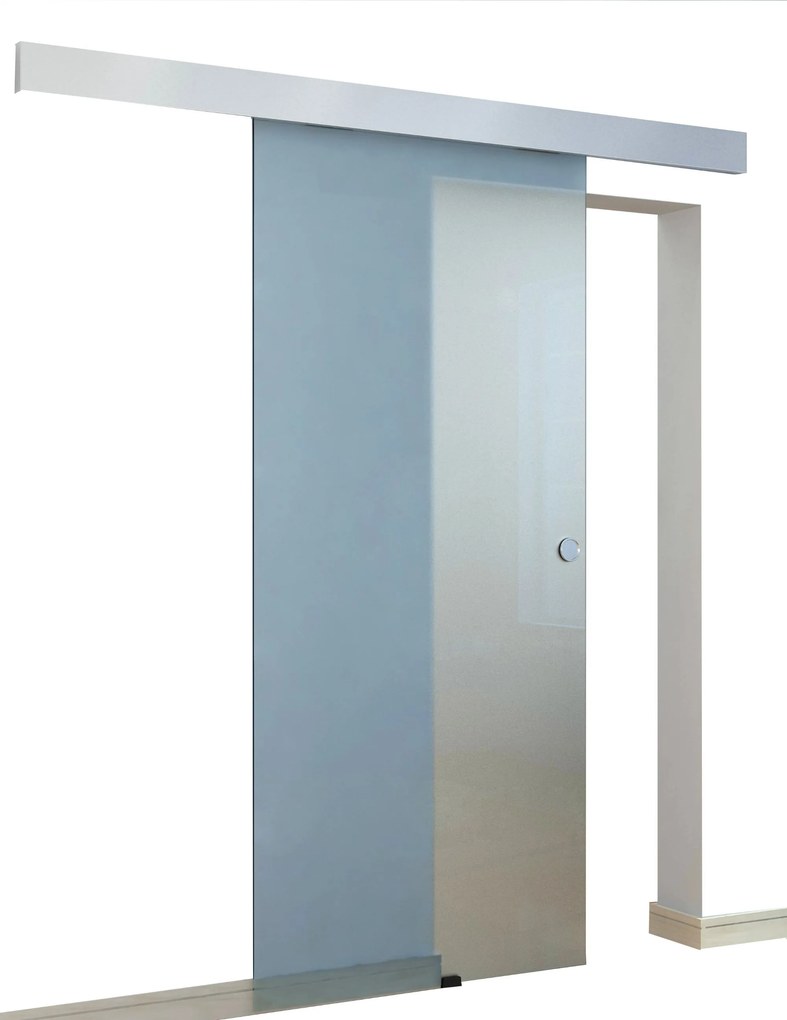 Set usa glisanta sticla RS120, sablat, 85x205x0.8 cm