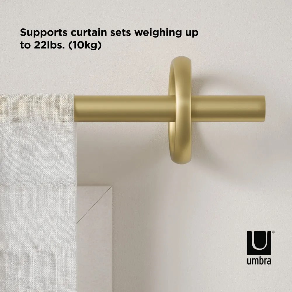 Galerie de perdea extensibilă 107-305 cm din oțel Ringlet – Umbra