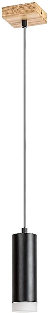 Rabalux Toras lampă suspendată 1x5 W negru 72121