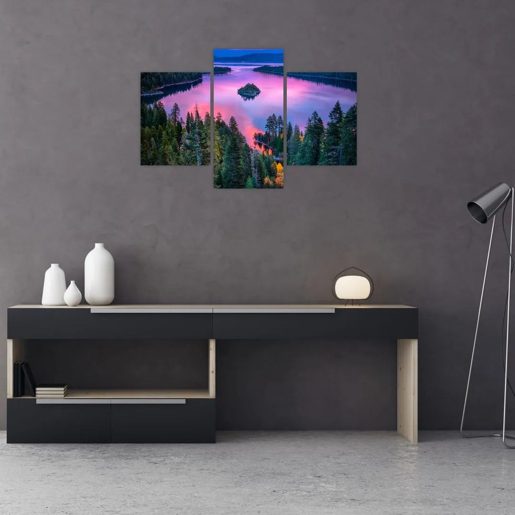 Tablou - Lacul Tahoe, Sierra Nevada, California, SUA (90x60 cm)