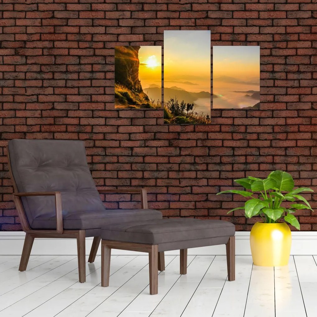 Tablou - Ceața de dimineață în vale (90x60 cm)